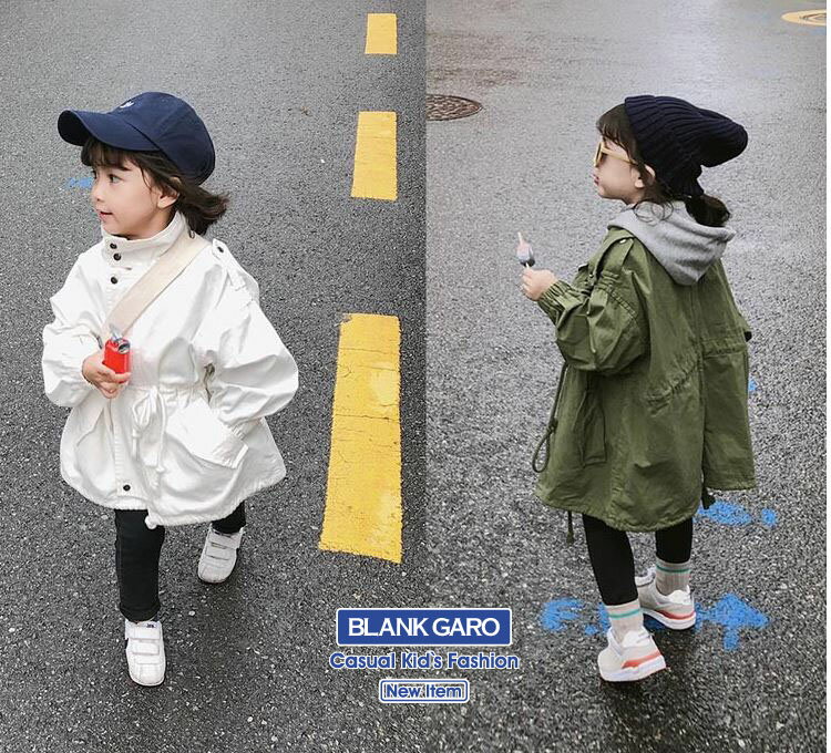 キッズ 送料無料 ミリタリーコート ロングコート ビックシルエット ゆったり 男の子 女の子 秋冬 韓国子供服 トップス キッズ カジュアル 無地 シンプル 普...