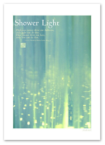 A3サイズ ポスター 【Shower Light】 インテリア おしゃれ アート フォト Interior Art Poster