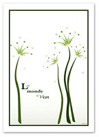 A3サイズ ポスター 【Vert】 インテリア アート 植物,花ポスター Interior Art Poster