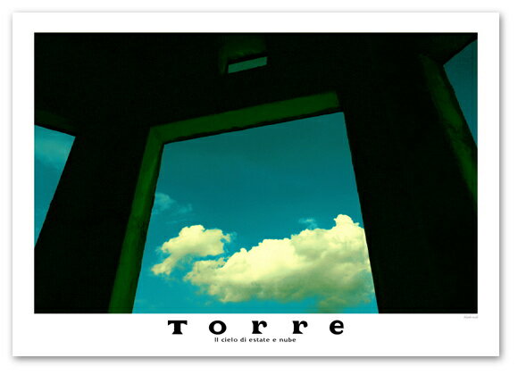 楽天ポスター販売【blank-wall】A3サイズ ポスター 【Torre】 インテリア 空 風景,景色 フォト Interior Art Poster