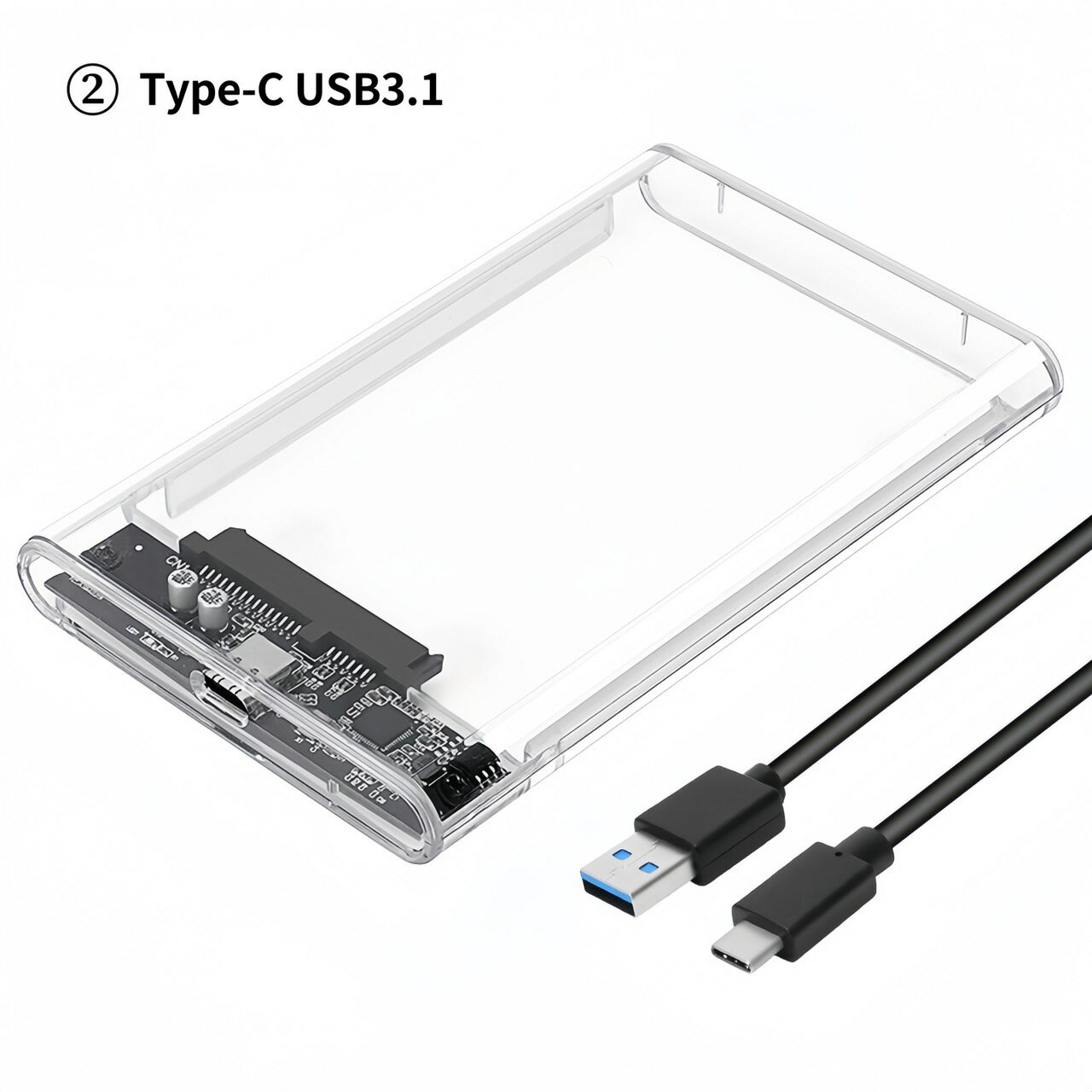 2.5����� HDD SSD ���դ������� USB3.0 ���դ� �ɥ饤�֥����� SSD ������ HDD������ ��® Ʃ�� ���ꥢ SATA3.0 �ϡ��ɥǥ����� 5Gbps ��®�ǡ���ž�� UASP�б� 4TB �Ÿ����� �ݡ����֥� �������� ��ñ �Хå����å�