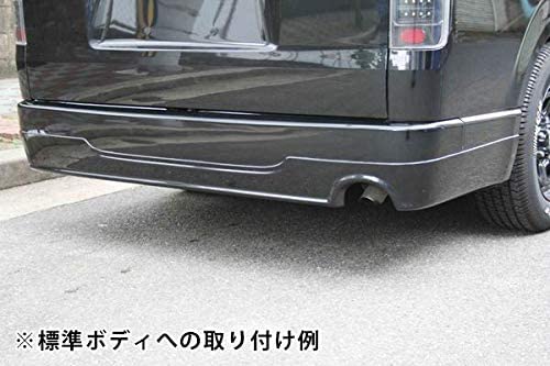 ハイエース レジアスエース 200系 ワイドボディ用 Mタイプ リアハーフスポイラー 8...