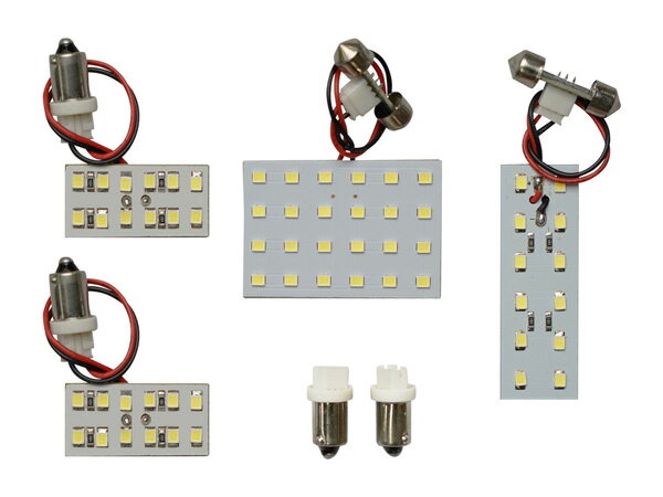 日産 キューブ Z11系 LED ルームランプ 4点 SMD 室内灯 ホワイト