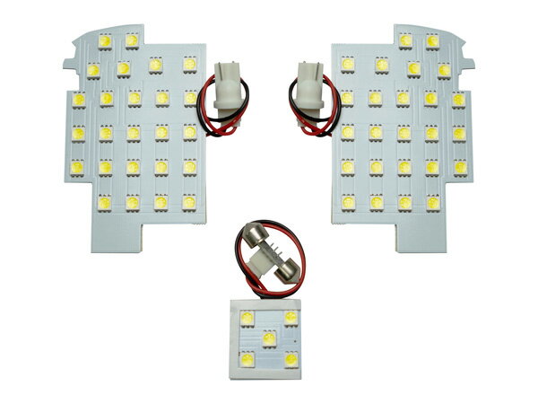 トヨタ RAV4 ACA31W ACA36W サンルーフ ナビマイク付車用 LED ルームランプ 3点 SMD 室内灯 ホワイト