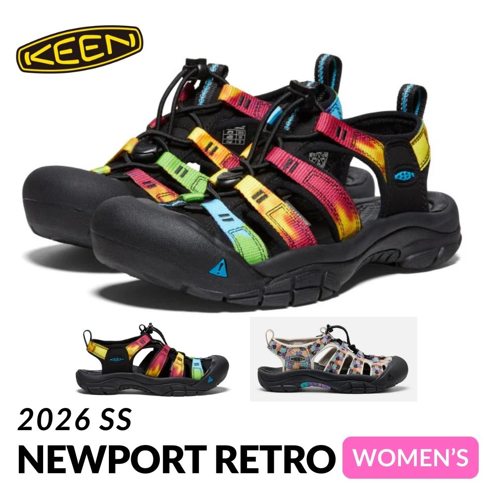 ＜2026 春夏＞KEEN NEWPORT RETRO WOMEN キーン ニューポート レトロ ウィメンズ レディース 女性 靴 サンダル シューズ キャンプ...