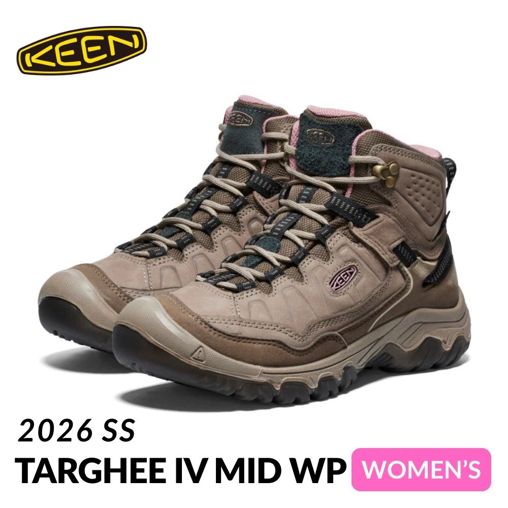 Rakuten - ＜2026 春夏＞KEEN TARGHEE IV MID WP WOMEN キーン ターギー フォー ミッド ウォータープルーフ ウィメンズ レディース 女性 靴 防水 ハイキング トレッキング シューズ キャンプ フェス アウトドア