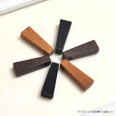 ウッド ビーズ 台形 横穴 2個セット BLAZE アクセサリー パーツ 商用利用可能 ハンドメイド クラフト 手芸 手作り 資材 素材 作製 装飾 アレンジ ...