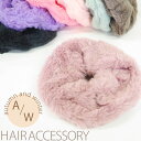 シュシュ ふわふわ フェイク ファー ボリューム かわいい シンプル BLAZE レディース ヘアアクセサリー ヘアアクセ 秋冬 プチプラ 女性 大人 おしゃれ...