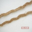 【300cmカット】 麻 リボン テープ 麻ひも ブレード 7mm シンプル ウエーブ 山道 デザイン ナチュラル BLAZE ハンドメイド クラフト 手芸 ラ...
