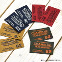 刺繍タグ CHAMBLUE82 2枚セット ハンドメイド 大人向け ハンドメイド用 手芸 クラフト 手作り 材料 ネームタグ カジュアル 男の子 かっこいい お...