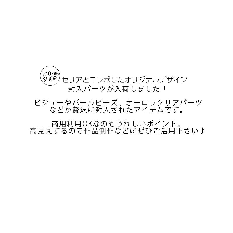 【約3g】封入パーツ 雪の結晶 クリアオーロラ BLAZE 商用利用可 レジン 封入アクセ...