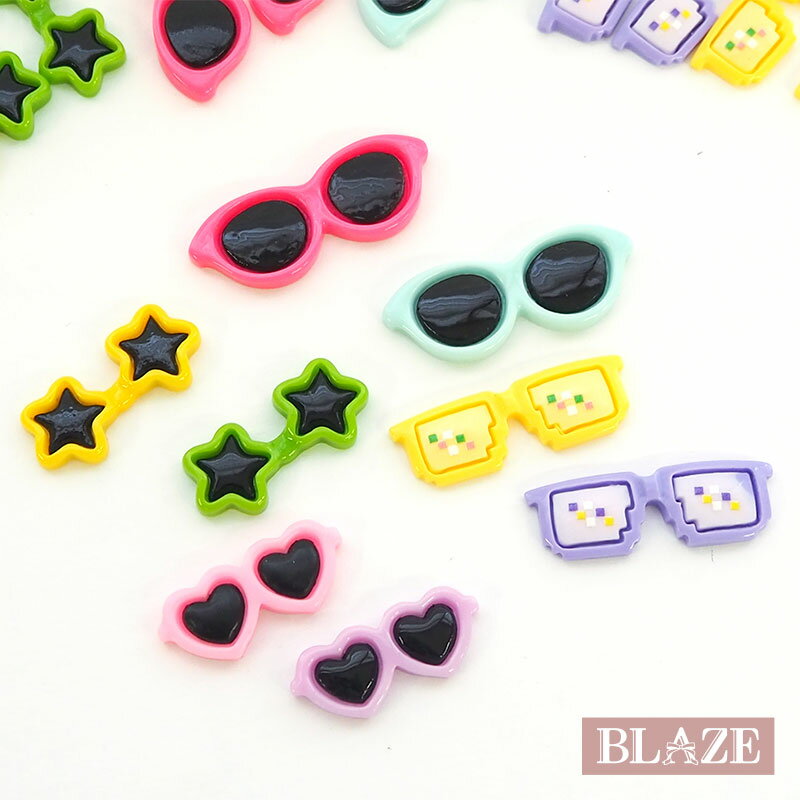 【3個入】デコパーツ ぬい用 サングラス カラフル ラウンド スクエア ハート スター デコ デコレーション パーツ 星 ぬいぐるみ マスコット 人形 推し活 人形 推し活 ヲタ活 オタ活 ヲタク オタク アイドル ぬい活 ヌイ活 おしゃれ かわいい ドール ミニ 小さい 12/3発売