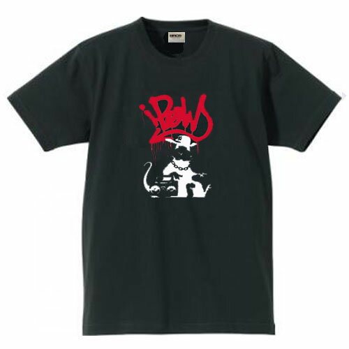乐天商城 - ［PARODYS］　バンクシー 5.6ozgangsta半袖Tシャツ おもしろいTシャツ プレゼント ギャグ パロディ うける 飲み会 父の日 敬老の日