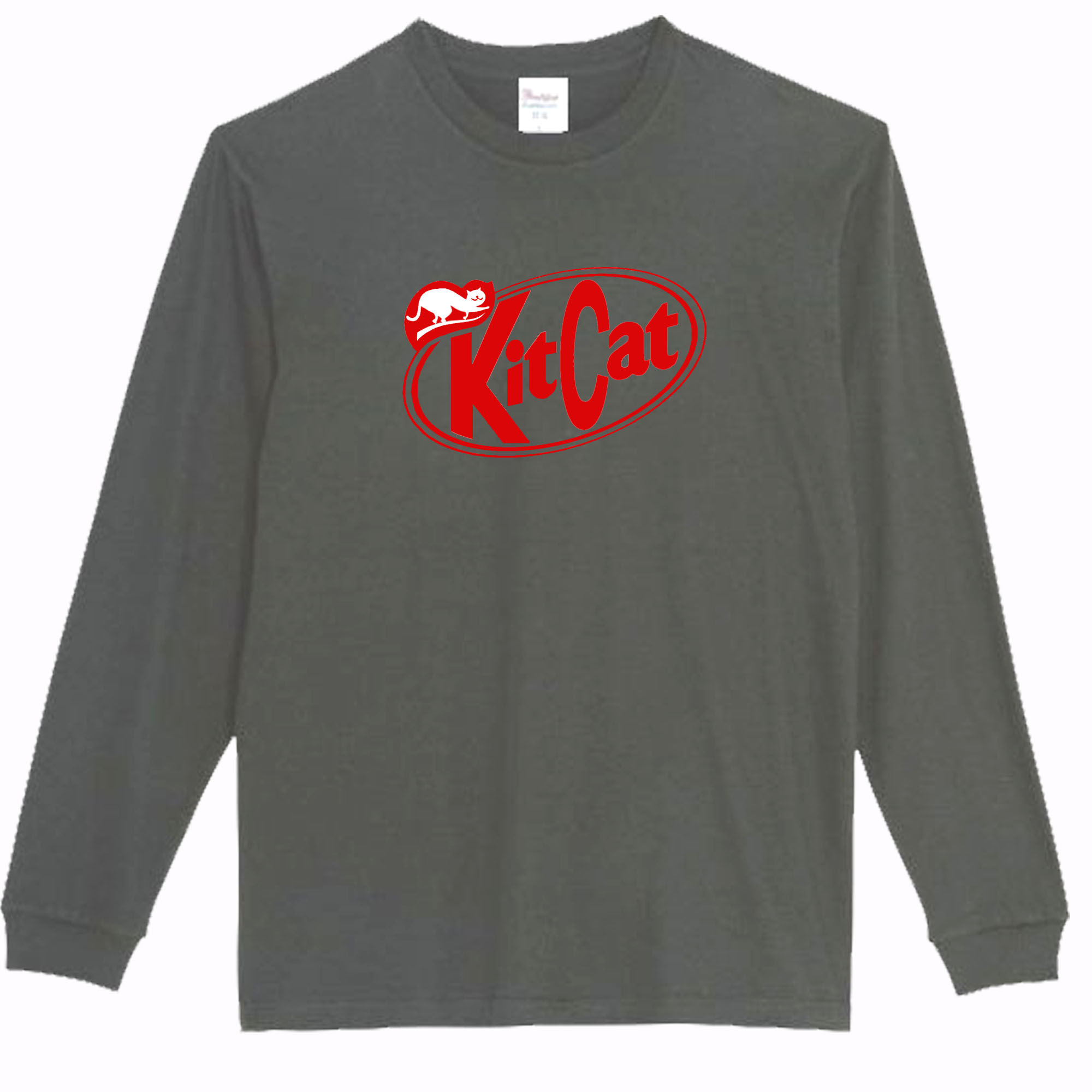 乐天商城 - ［PARODYS］　5.6ozキットキャット長袖Tシャツ おもしろいTシャツ プレゼント おもしろ パロディ うける 飲み会 父の日 敬老の日