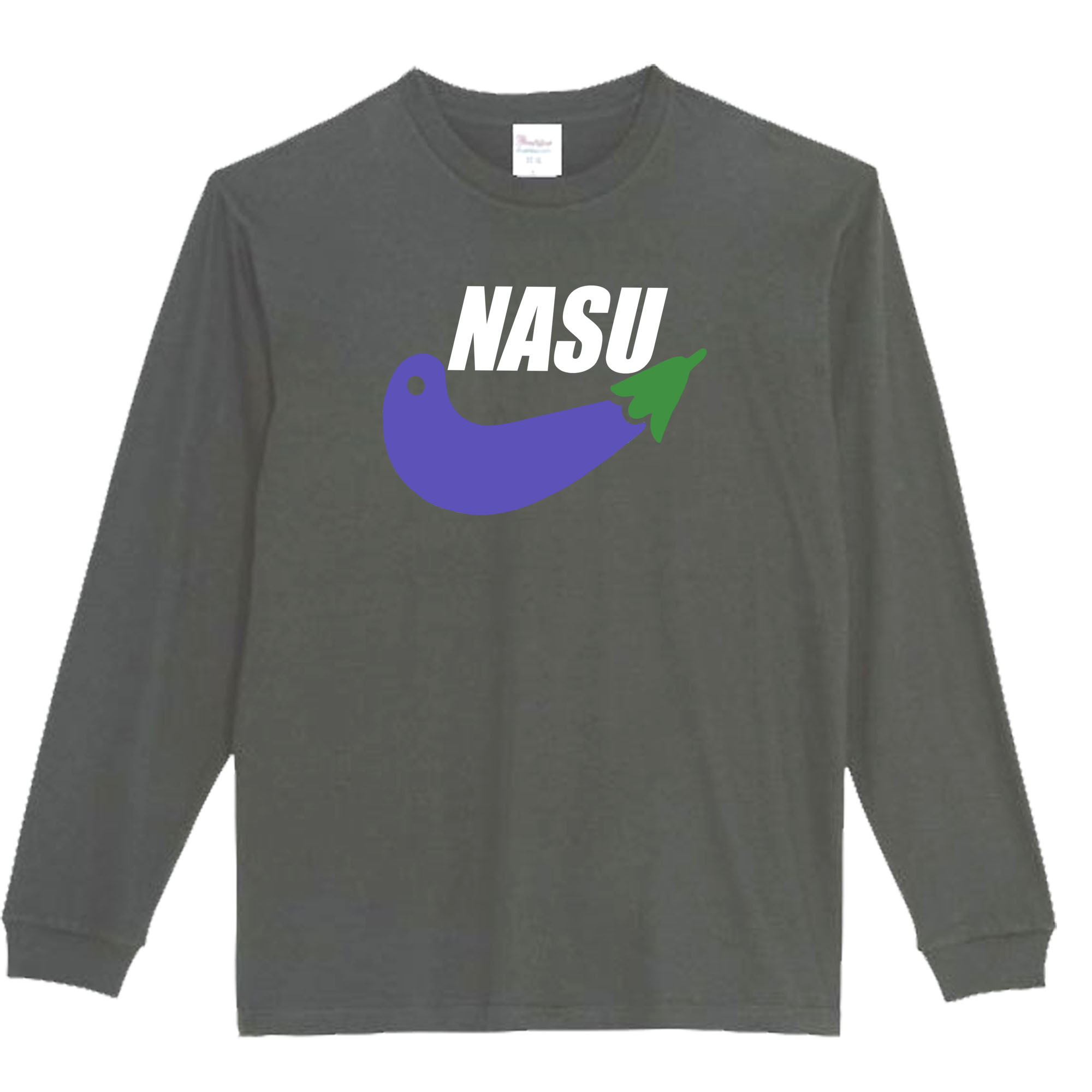 乐天商城 - ［PARODYS］　5.6oz商標NASU長袖Tシャツ おもしろいTシャツ プレゼント おもしろ パロディ うける 飲み会 父の日 敬老の日