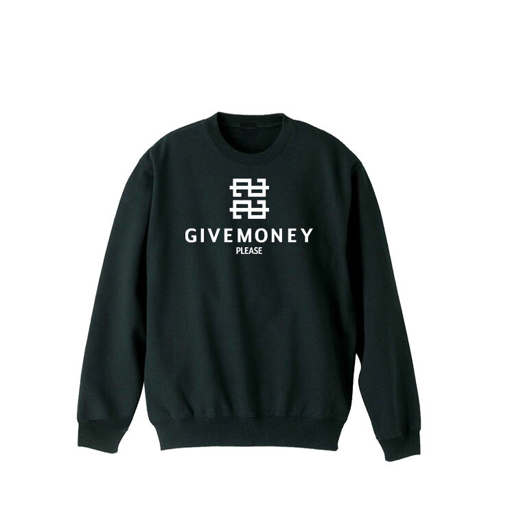 乐天商城 - ［PARODYS］　8.4ozギブマネートレーナー おもしろいTシャツ 面白い プレゼント おもしろ パロディ うける 飲み会 父の日 敬老の日