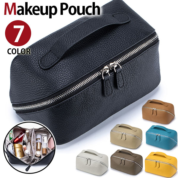 商品詳細 支払詳細 発送詳細 注意事項 ■ブランド： 　Mybag（マイバッグ）　 　商標登録：第5977716号 　第18類：鞄 ■商品番号： 　ko021 ■サイズ： 　横23cm×縦13cm×マチ13cm ■重さ： 　約0.34kg ■素材： 　牛革本革 ■仕様： 　メインファスナーポケットx1 　内側:ファスナーポケットx1 　 ■色： 　ブラック、コーヒー、ブラウン、イエロー、 ホワイト、 グレー、ネイビー7色選 ■商品説明： こちらのアイテムは、上質な牛革・本革を使用したレディースレザーバッグです。 洗面や化粧品の収納に便利なトイレタリーポーチ・化粧ポーチとしてだけでなく、トラベルポーチ・セカンドバッグ・クラッチバッグとしてもお使いいただけるマルチ活躍アイテムです。 女性用に設計されたサイズ感と、カジュアルからキレイめまで合わせやすいデザインが魅力。 質感の高い牛革は使うほどに風合いが増し、大人の雰囲気を演出します。 旅行や出張はもちろん、普段のお出かけ時の化粧品収納バッグとしても大活躍。 大容量タイプなので、必要なアイテムをしっかり収納できます。 洗面道具やトイレタリーの整理はもちろん、ちょっとしたお出かけ用のセカンドバッグとしても。 さらに7色から選べる豊富なカラーバリエーションで、あなたのスタイルにぴったりの1枚が見つかります。 当店の他のセカンドバッグもオススメします。 商品詳細 支払詳細 発送詳細 注意事項 お支払い金額は、商品代税込になります。 お支払い方法は、 ■クレジットカード決済 ■銀行振込 ■後払い決済(手数料250円（請求書発行料）をお客様にご負担いただきます。) ■Apple Pay ■セブンイレブン（前払） ■ローソン、郵便局ATM等（前払） ■代金引換 の何れかでお願い致します。 商品詳細 支払詳細 発送詳細 注意事項 ■送料(梱包および運送料)は、全国一律0円です。 ■運送会社/発送手段は当方指定(元払いのみ着払い不可)に限らせていただきます、予めご了承下さい。 ■お急ぎの方は必ず納期情報からご確認ください。 ■当店はラッピング無料ご提供致します。ご必要な方は「ギフト配送を希望する」のところをチェックしてください。 商品詳細 支払詳細 発送詳細 注意事項 ご注意： ■写真の商品と実際の商品はブラウザ環境によって、多少色味が異なる場合がございますので、予め、ご了承くださいませ。 ■当店ではメーカーから密閉した状態で入荷後、検品の上再度袋詰め致しておりますので、店頭にある商品とは違い、匂いが多少強く感じられるものもございます。数日のご使用や陰干しなどで気になる匂いはほとんど感じられなくなりますのでお試しくださいませ。