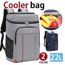 【クーポンあり】MY BAG 保温 保冷バッグ クーラーバッグ ランチバッグ 保温 保冷 リュックサック メンズ レディース 男女兼用 防水ナイロン 22L 大容量 アウトドア キャンプ 花見 行楽 2色選新生活 父の日 誕生日 クリスマス 実用的 ギフト プレゼント