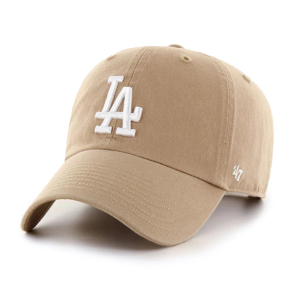 樂天商城 - 47 フォーティーセブン キャップ MLB ストリート ヒップホップ ラッパー ダンサー カジュアル Dodgers '47 CLEAN UP NLRGW12GWS KHAKI カーキ