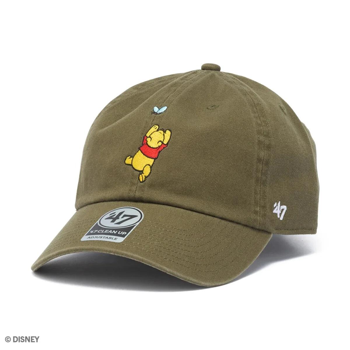 47 BRAND フォーティーセブン キャップ ストリート アウトドア カジュアル ファッション メンズ レディース CLEAN UP Winnie-the-Pooh SANDALWOOD 14920461 47A-CLPDISPOOFLY-CTGW-SANWD