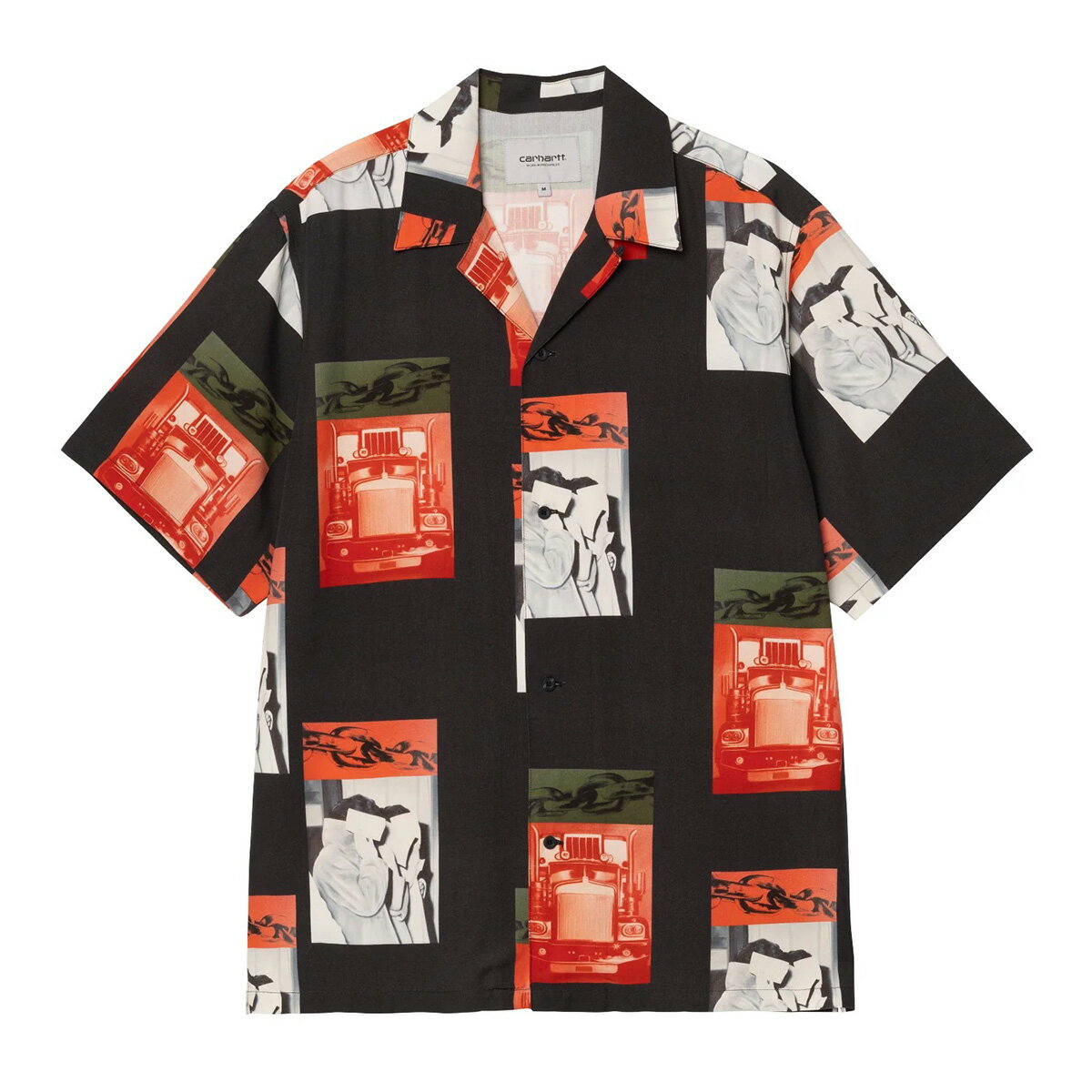 樂天商城 - CARHARTT カーハート ハミルトンシャツ ストリート スケーター S/S SEAN HAMILTON SHIRT Sean Hamilton Print Black I036290-3QQXX