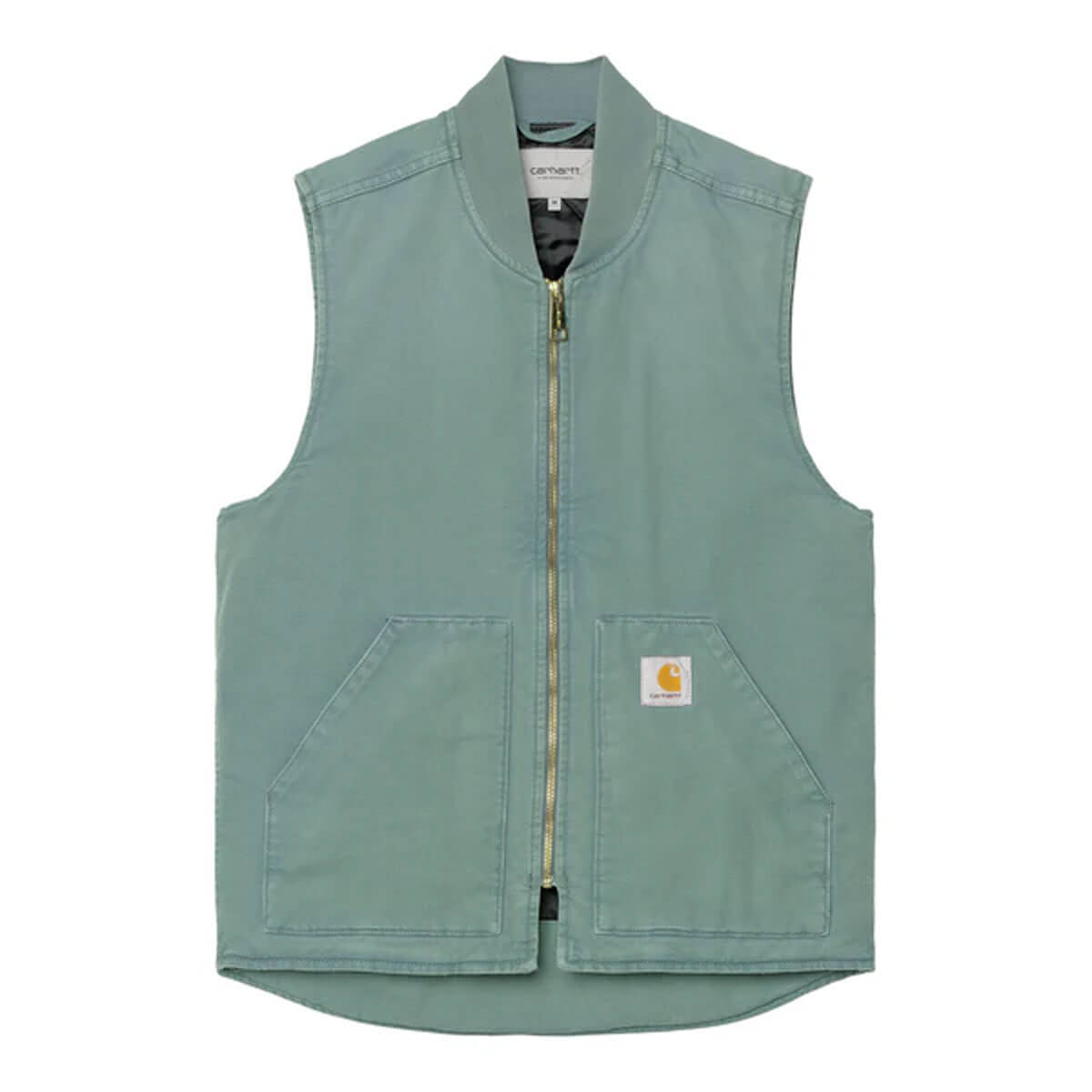 古着カーハート Carhartt ダックベストフード付き グリーンUS Mサイズ 309709250302_1.jpg