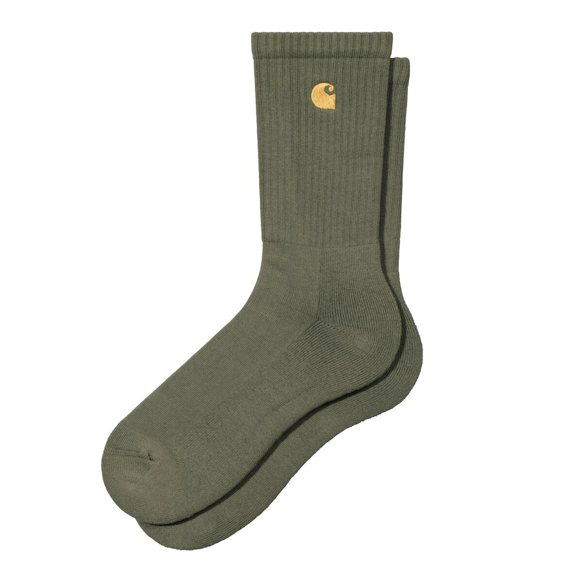 CARHARTT カーハート ソックス ストリート スケーター CHASE SOCKS Leaf / Gold I036747-3LRXX