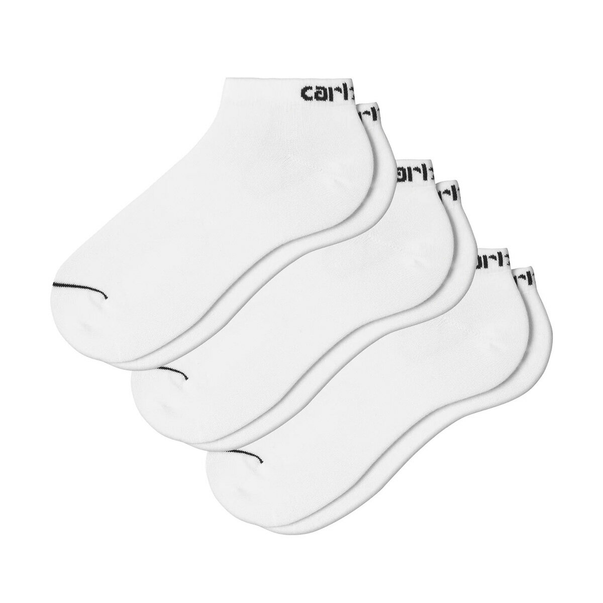 樂天商城 - CARHARTT カーハート ソックス ストリート スケーター SCRIPT SNEAKERS SOCKS White / Black I036749-1ZJXX