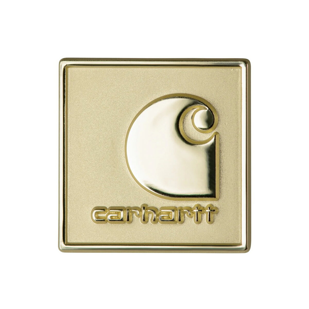 领针 - CARHARTT WIP カーハート ワークインプログレス ピンズ ストリート メンズ ファッション SQUARE LABEL PIN Gold I036602-3KXX