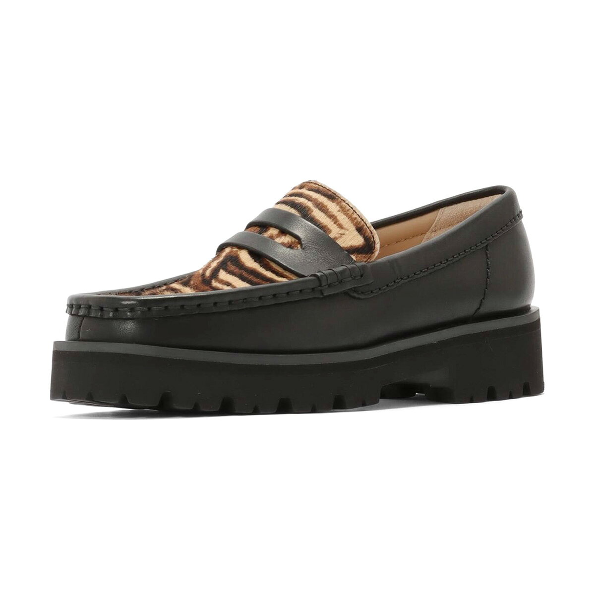 樂天商城 - Clarks クラークス ローファー ストリート スケーター Yukoner Penny. Black Combi Lea 26186570