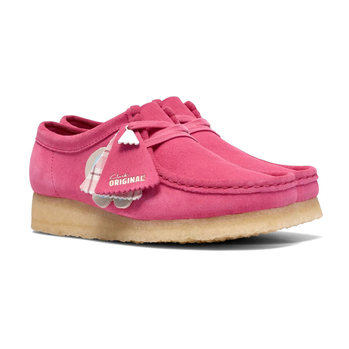 樂天商城 - Clarks クラークス スニーカー ストリート スケーター Wallabee. Pink Interest 26186511