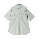 COLUMBIA コロンビア 半袖シャツ ダンサー アメカジ カジュアル アウトドア キャンプ スポーツ ブランド BAHAMA II S/S SHIRT COOL GREY FM7047-020