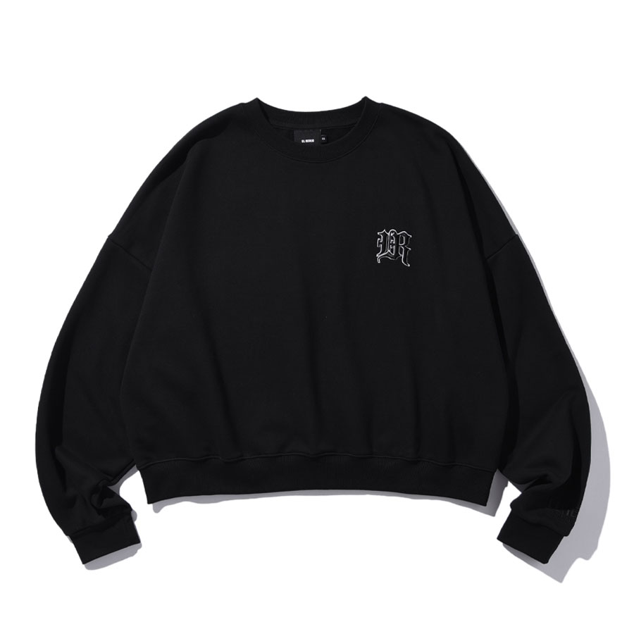 樂天商城 - EL REIGN エルレイン クルーネックスウェット ストリート ヒップホップ ラッパー ダンサー カジュアル ブランド ”EO” SHORT SWEAT EO25SS-003