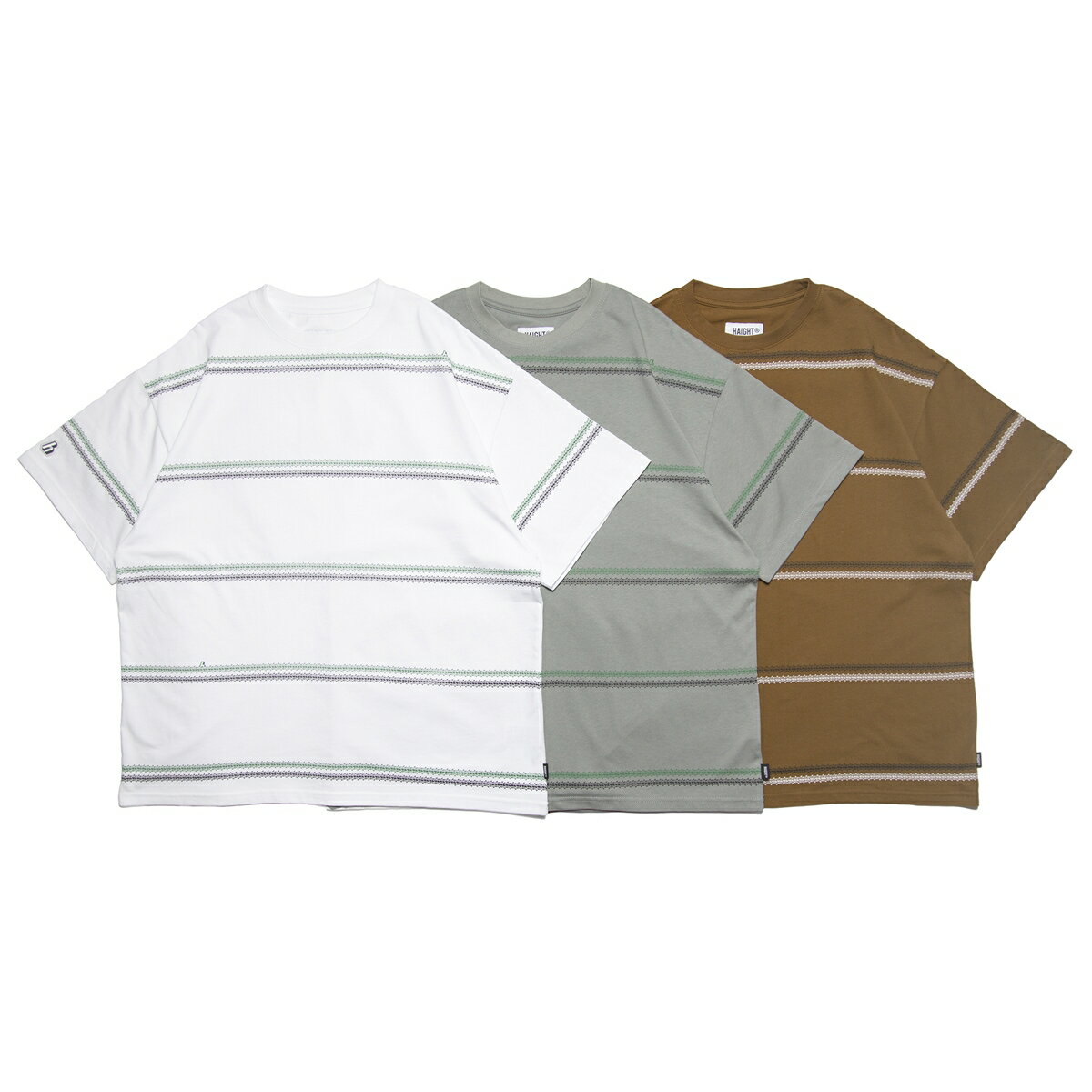 HAIGHT ヘイト BAKIBAKI BORDER Tee 半袖Tシャツ HTBK-261001