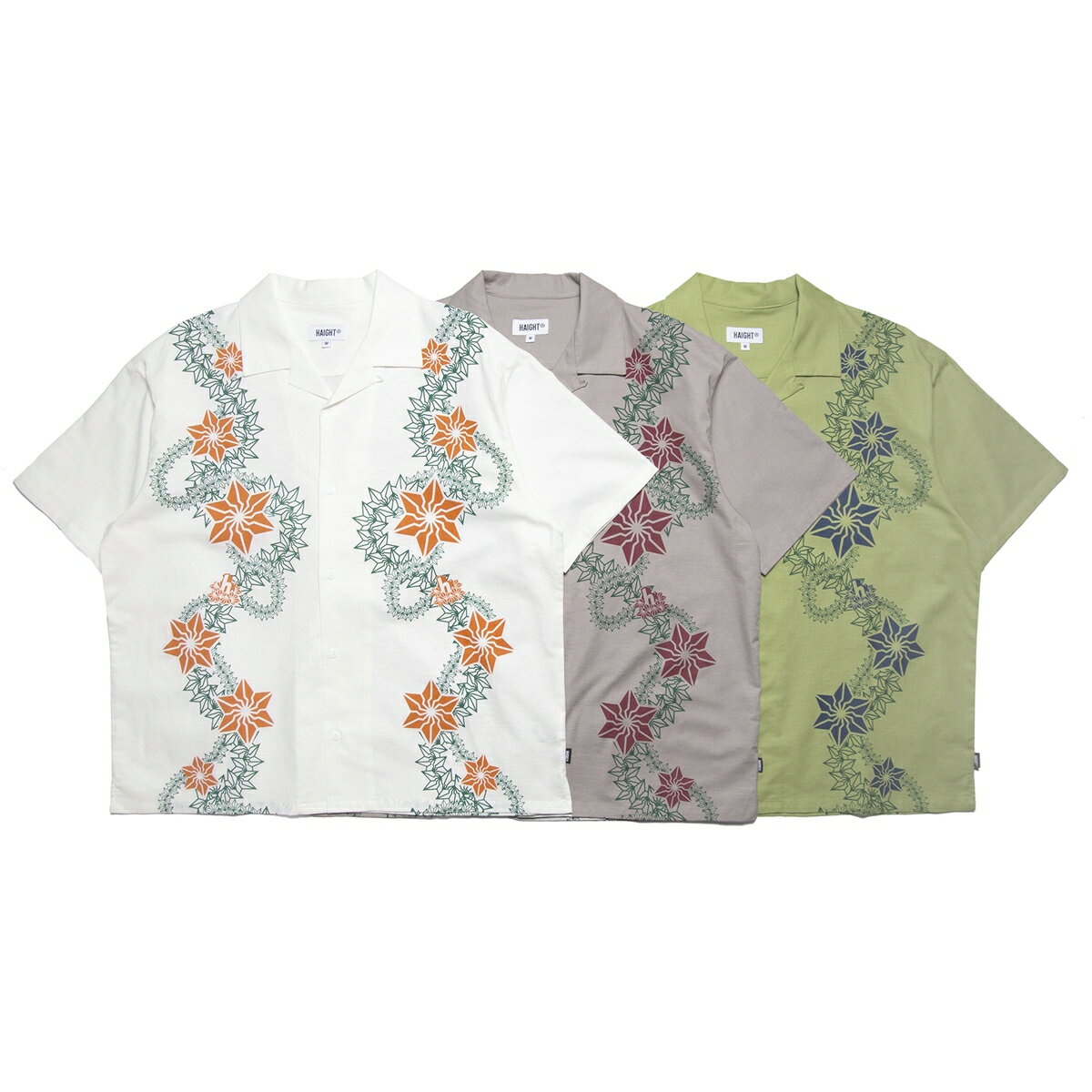 HAIGHT ヘイト BAKIBAKI FLOWER SHIRT 開襟シャツ HTBK-264001