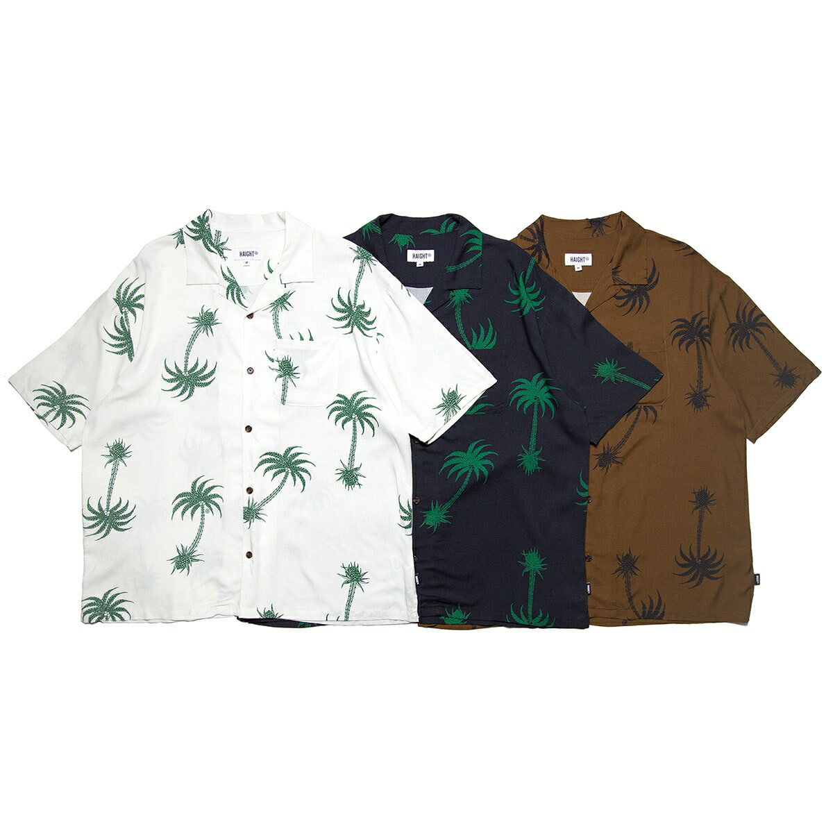 樂天商城 - HAIGHT ヘイト シャツ 半袖 ストリート スケーター LOUD TREE RAYON SHIRT HTSS-264002 LVC