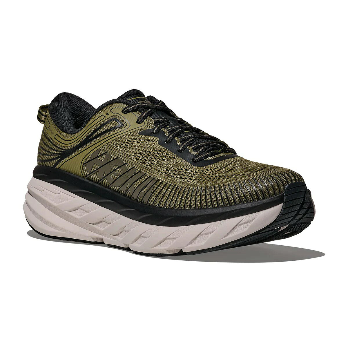 樂天商城 - HOKA ホカ スニーカー メンズ ファッション カジュアル BONDI 7 WILD RYE / BLACK 1110518-WLDR