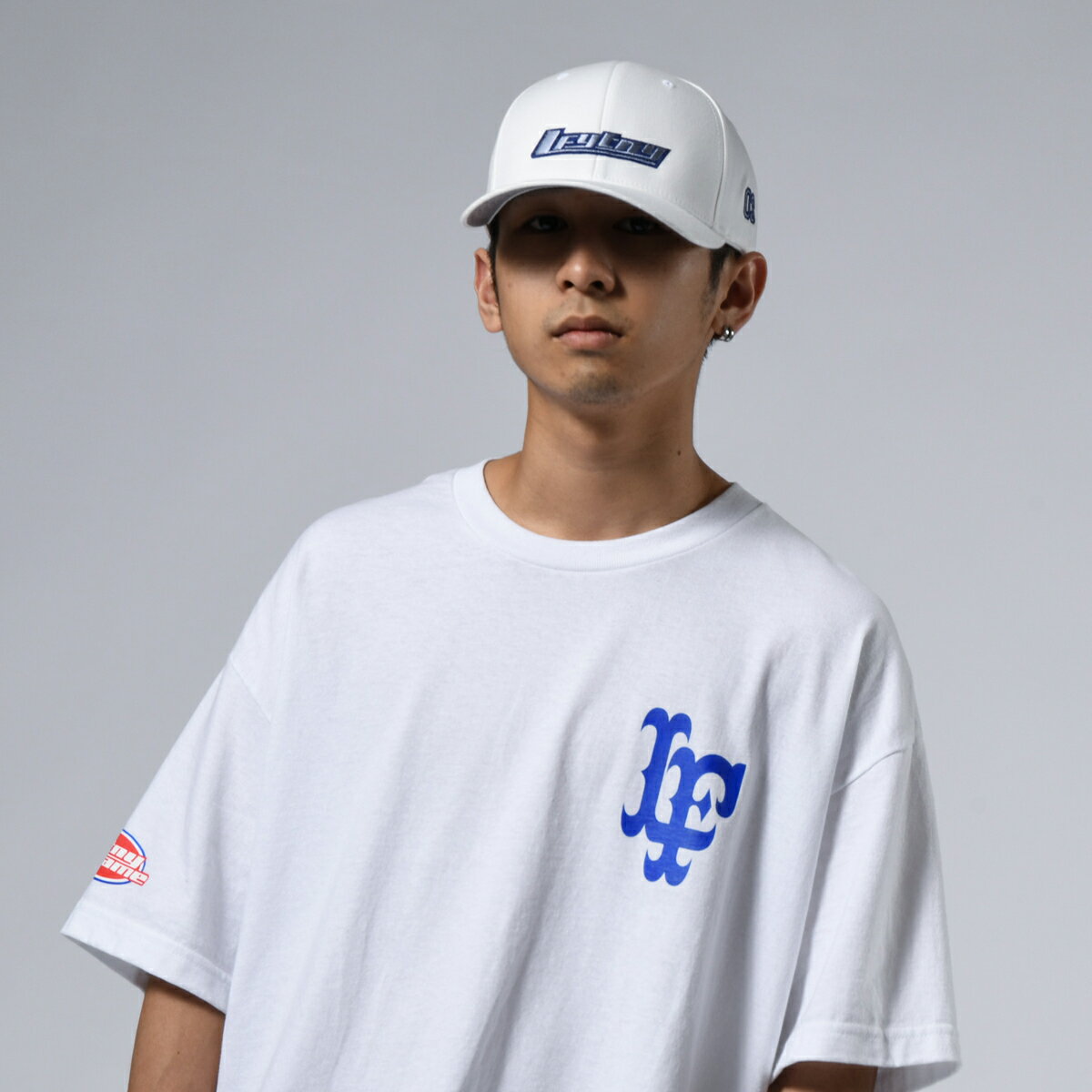 LFYT ラファイエット Lafayette キャップ フレックスフィット 帽子 グラフィック ストリート ヒップホップ ラッパー アメカジ カジュアル アウトドア キャンプ スポーツ ダンス ブランド WHITE ホワイト 白 LFYTNY LOGO FLEXFIT CAP M-L LS221407 ★★のサムネイル