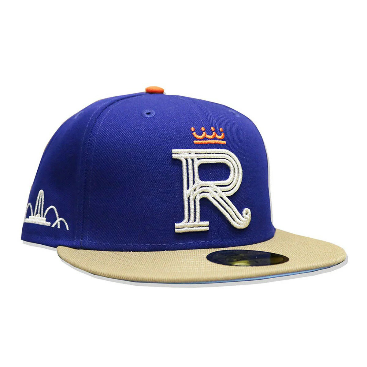 樂天商城 - NEW ERA ニューエラ キャップ ストリート スケーター KANSAS CITY ROYALS CO FOUNTAIN CITY 59FIFTY DARK ROYAL/KHAKI 70978330