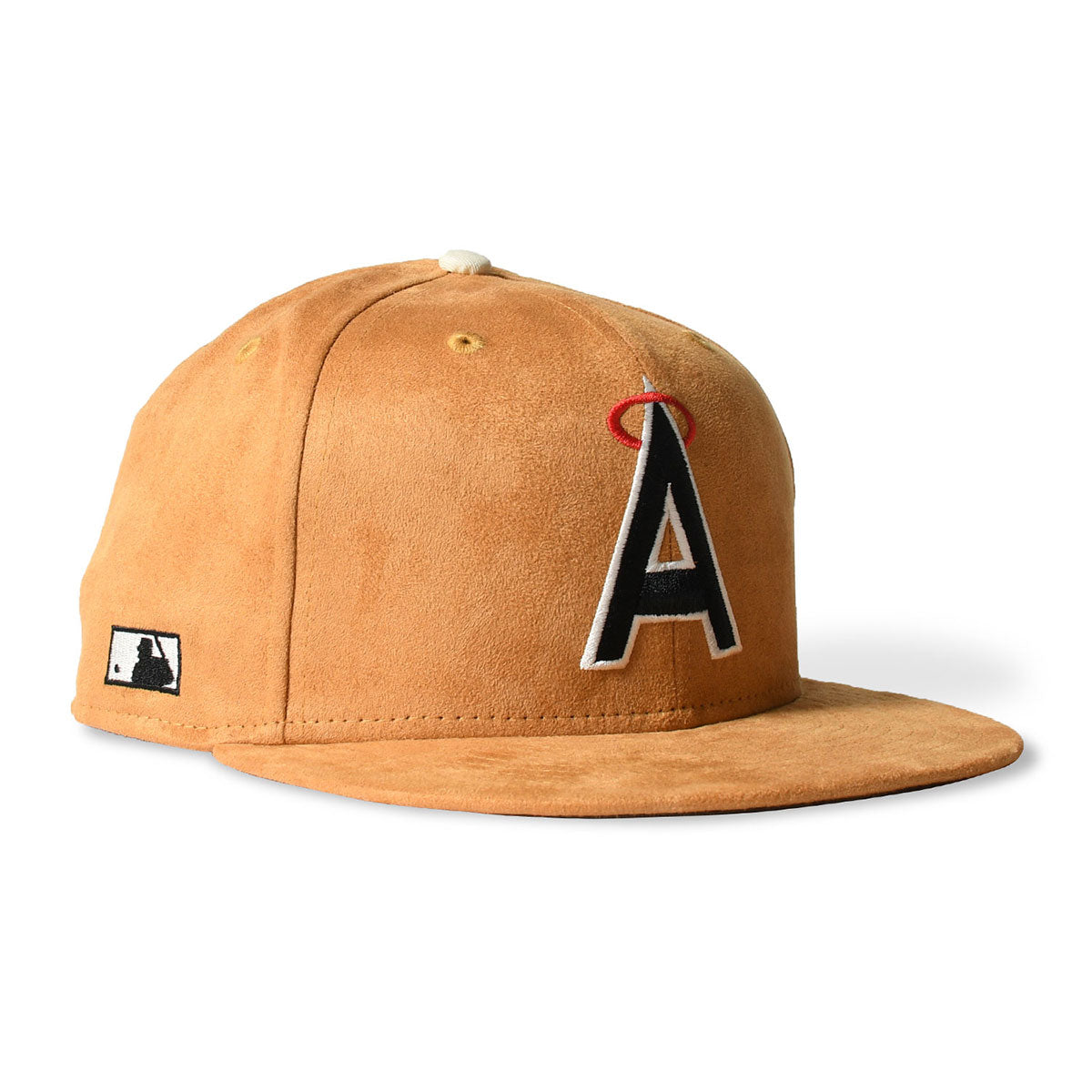 樂天商城 - NEW ERA ニューエラ キャップ ストリート ファッション ダンサー ロゴ CALIFORNIA ANGELS CO 59FIFTY SUEDE CAMEL 14882005