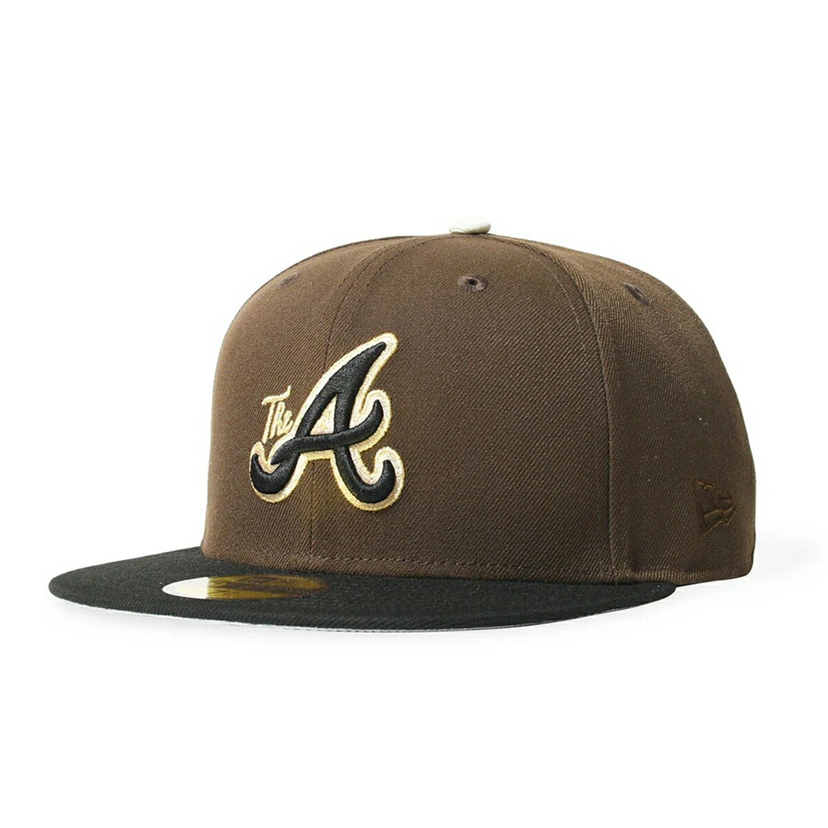 NEW ERA ニューエラ キャップ ストリート メンズ ファッション ATLANTA BRAVES CO THE A 59FIFTY WALNUT/BLACK 71037338