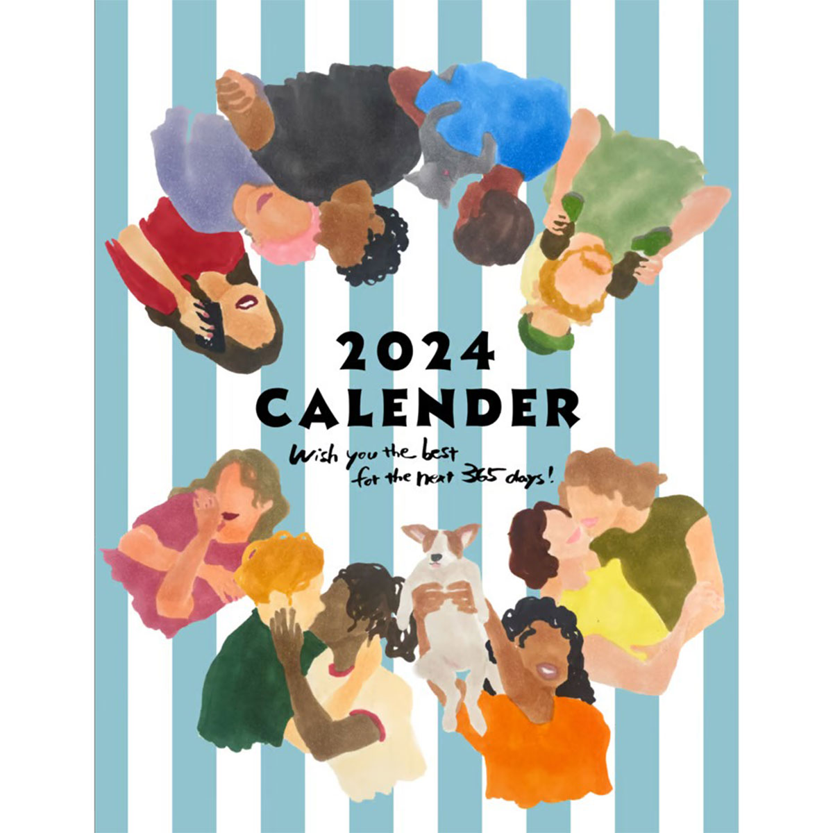 LITTLE FUNNY FACE リトルファニーフェイス カレンダー ストリート ブランド 2024 Calendar