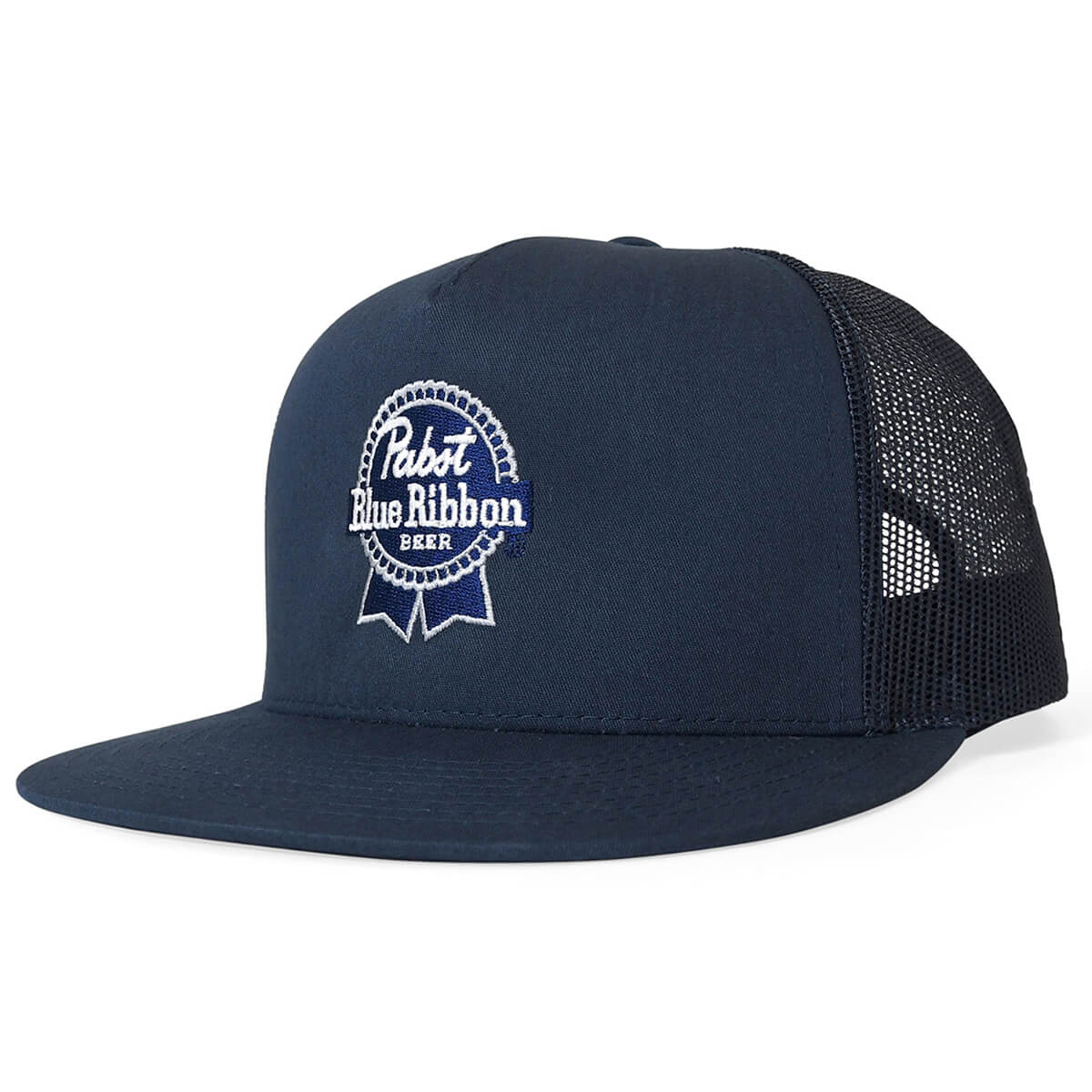 PABST BLUE RIBBON パブストブルーリボン ビール ロゴ メッシュキャップ 帽子 メンズ 公式 オフィシャルグッズ ストリート カジュアル ブランド LOGO TRACKER NAVY ネイビー　紺色 ★★のサムネイル