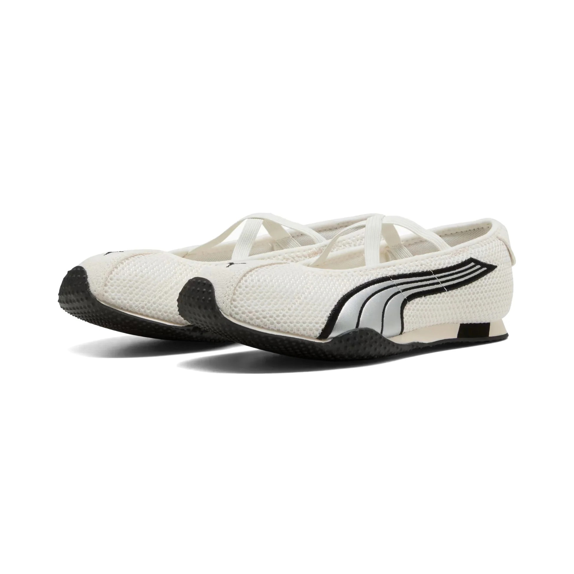 樂天商城 - PUMA プーマ スニーカー ストリート ファッション レディース メンズ H-STREET BALLET WNS WARM WHITE-PUMA SILVER 407820-02