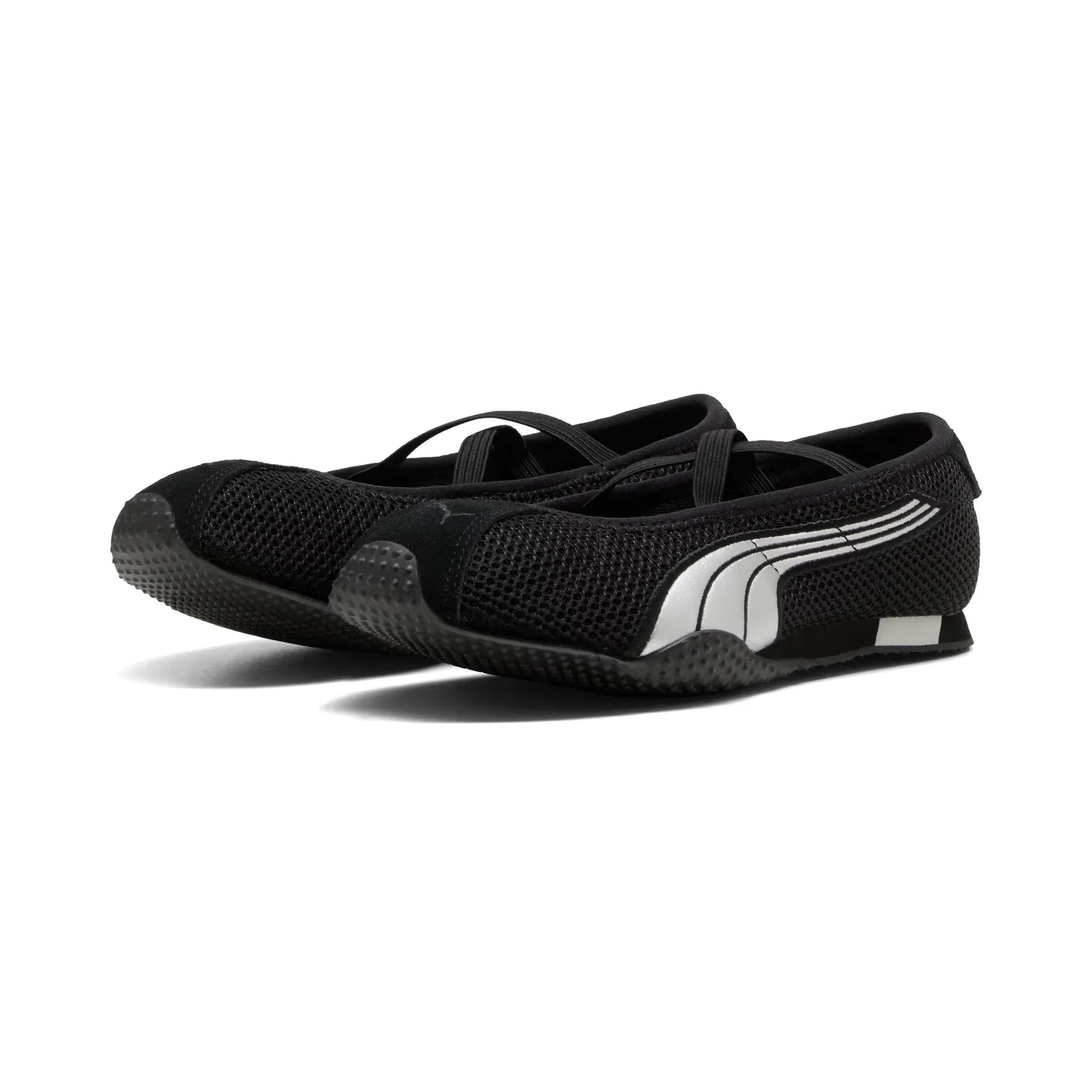 樂天商城 - PUMA プーマ スニーカー ストリート ファッション レディース メンズ H-STREET BALLET WNS PUMA BLACK-PUMA SILVER 407820-03
