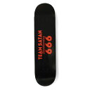 TEAM SATAN SKATEBOARDING チームサタン スケートボーディング スケートデッキ スケボー板 ストリート ヒップホップ ラッパー ダンサー アメカジ ミリタリー ワーク カジュアル アウトドア キャンプ ブランド 666 SKATEDECK TW001