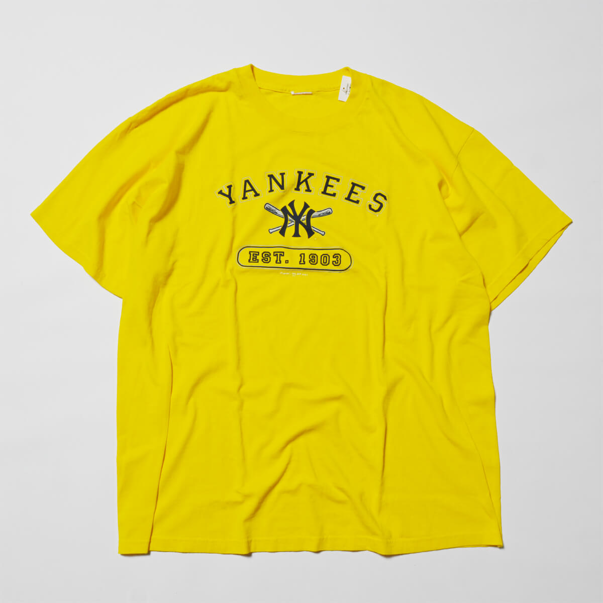 NEW YORK YANKEES ニューヨークヤンキースTEE 半袖Tシャツ YELLOW  ★★