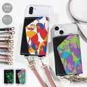 スマホショルダー スマホケース ママ メンズ 大人 かわいい 財布 ほぼ 全機種対応 韓国 ショルダー ショルダータイプ おしゃれ ストラップ 落下防止 カメレオン 爬虫類 カラフル ポップ かわいい 小銭 お財布 カード 透明 レディース 調節可能 くすみカラー