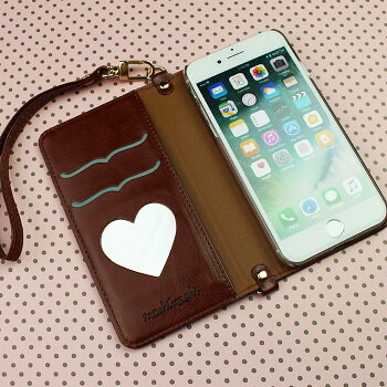 スマホケース手帳型全機種対応手帳型ケースiphoneXRiphoneXSMaxiphoneXSiphoneXiphone8Xperiaチョコレートチョコ型押しエンボスミラー鏡スタンド式スタンドマグネットミラー付きベルトなしベルト無しアイフォン可愛いおしゃれ