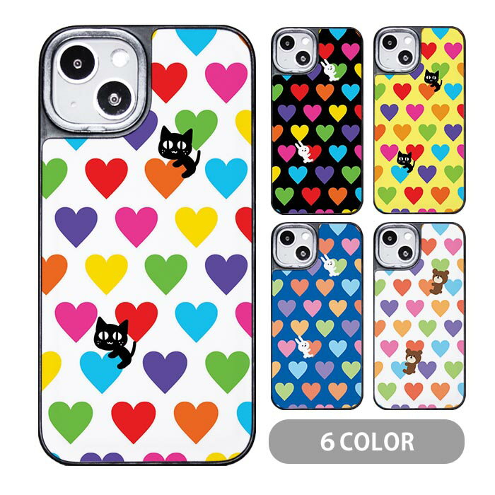 乐天商城 - スマホケース クッションケース TPU クッション素材 ネコ うさぎ くま 動物 ハート カラフル iphone15 iphone14 iphone13 iphone12 pro iphone8 iPhoneケース オシャレ かわいい 可愛い